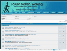 Tablet Screenshot of forumnordicwalking.pl